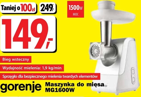 Maszynka do mielenia mięsa Gorenje
