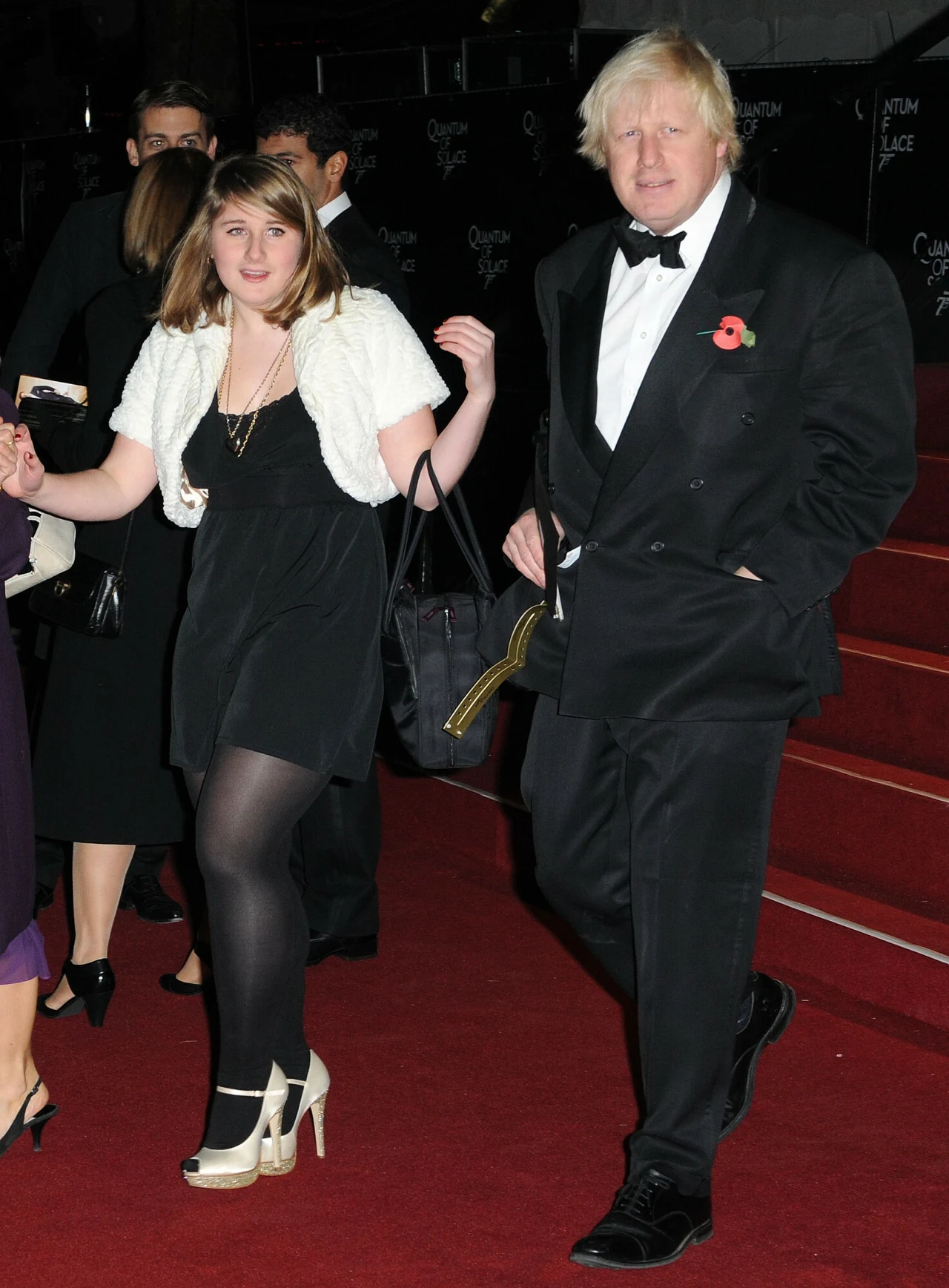 Boris Johnson z córką Boris Johnson z córką