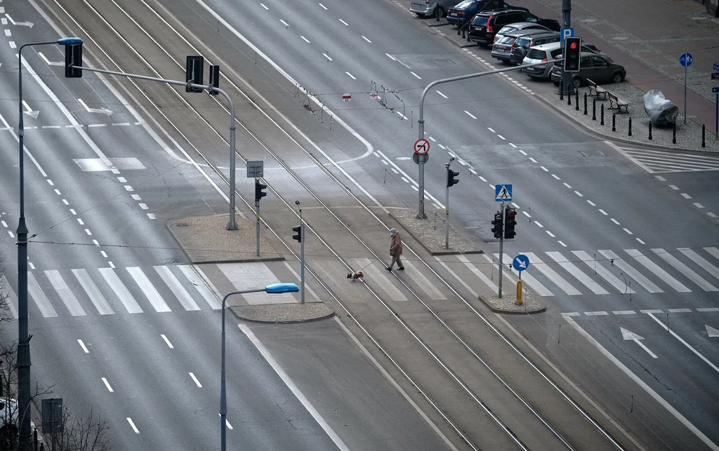 Przez takie ulice, jak Marszałkowska piesi mogą przechodzić wyłącznie w wyznaczonych miejscach. Nie ma wyjątków dla niepełnosprawnych