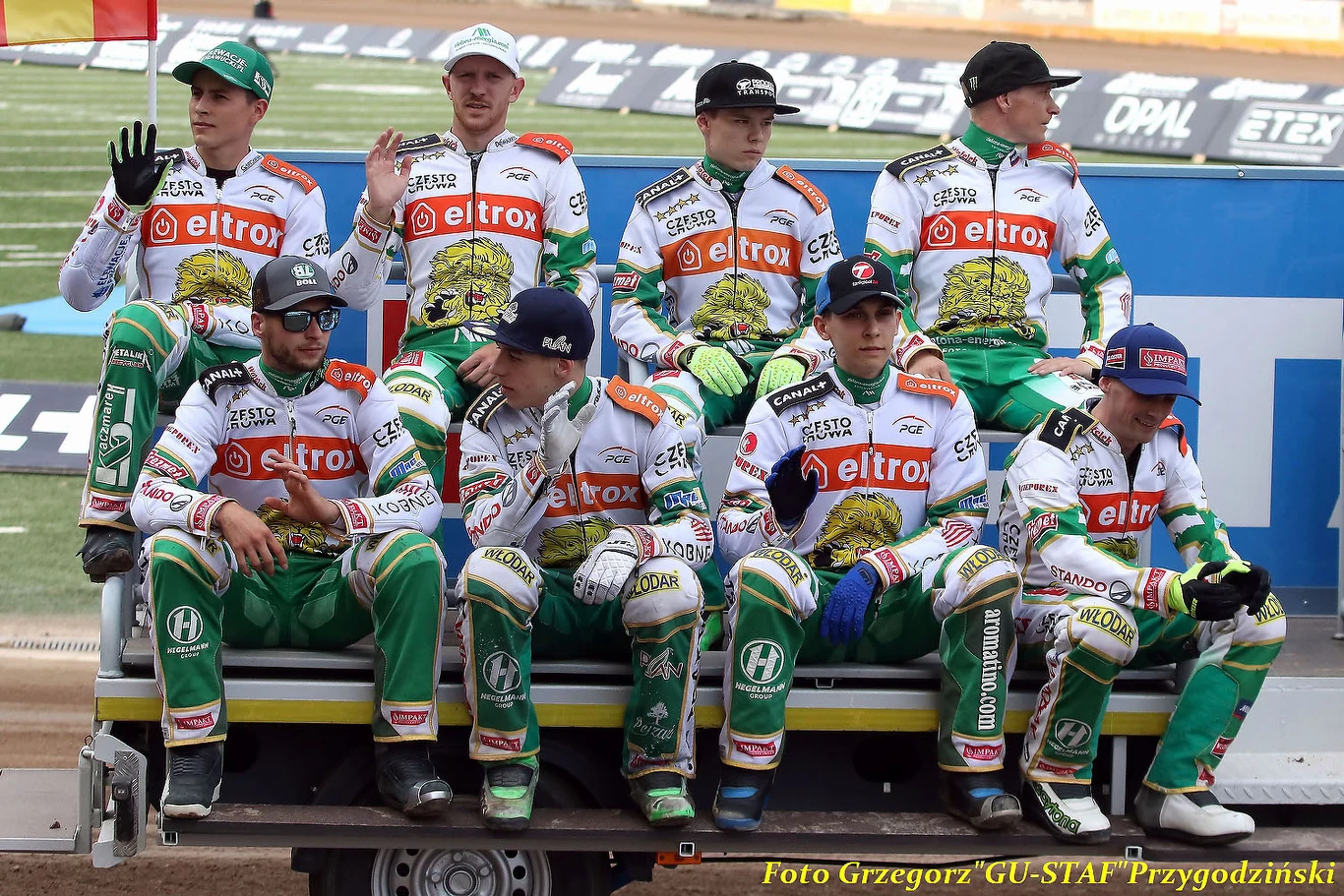 Eltrox Włókniarz Częstochowa na prezentacji