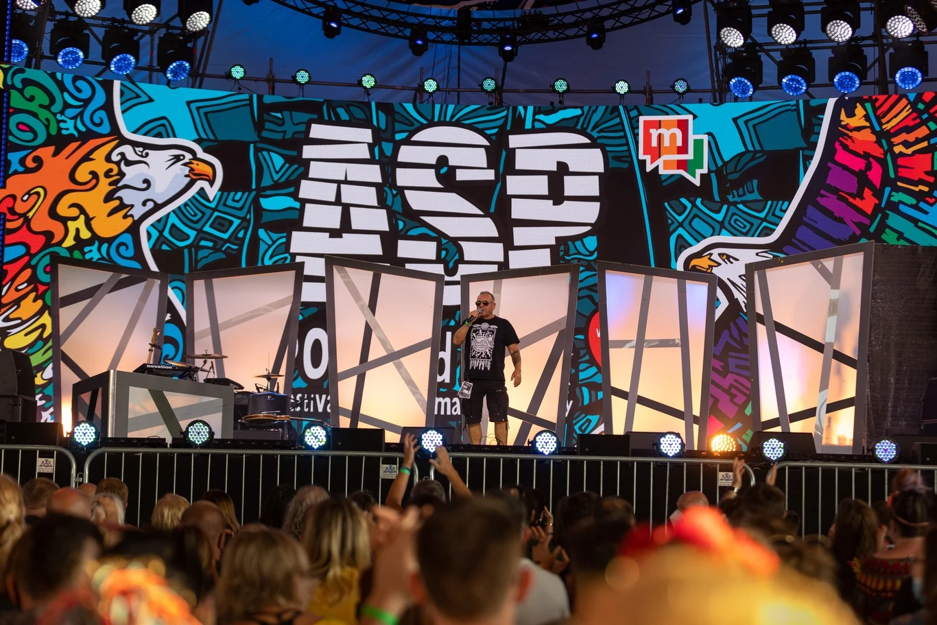 Jurek Owsiak na scenie ASP