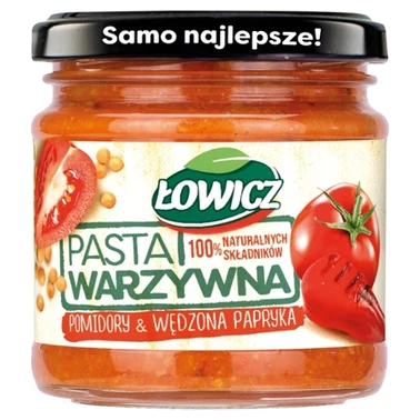 Łowicz Pasta warzywna pomidory & wędzona papryka 180 g - 1