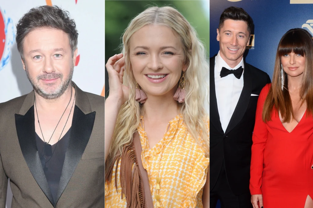 Adnrzej Piaseczny, Barbara Kurdej-Szata, Robert Lewandowski, Anna Lewandowska 