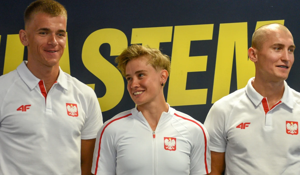 Michał Szpakowski, Katarzyna Zillman i Mirosław Zietarski, wioślarze AZS SPORT Michał Szpakowski, Katarzyna Zillman i Mirosław Zietarski, wioślarze AZS SPORT