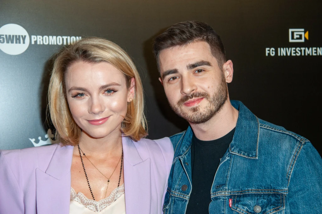 Katarzyna Grabowska z mężem