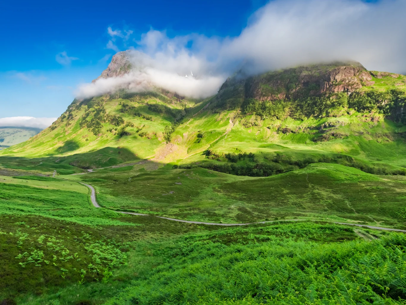 Jedna z piękniejszych szkockich dolin, Glen Coe Jedna z piękniejszych szkockich dolin, Glen Coe