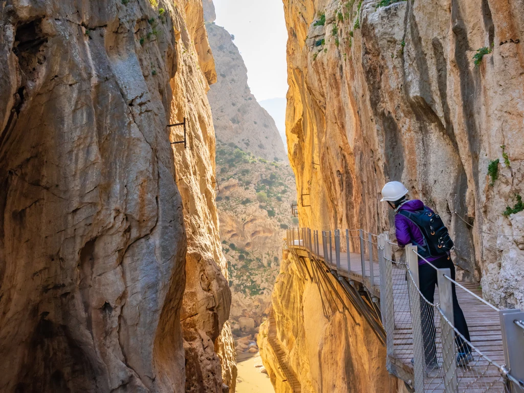 El Camino del Rey w Maladze w Hiszpanii