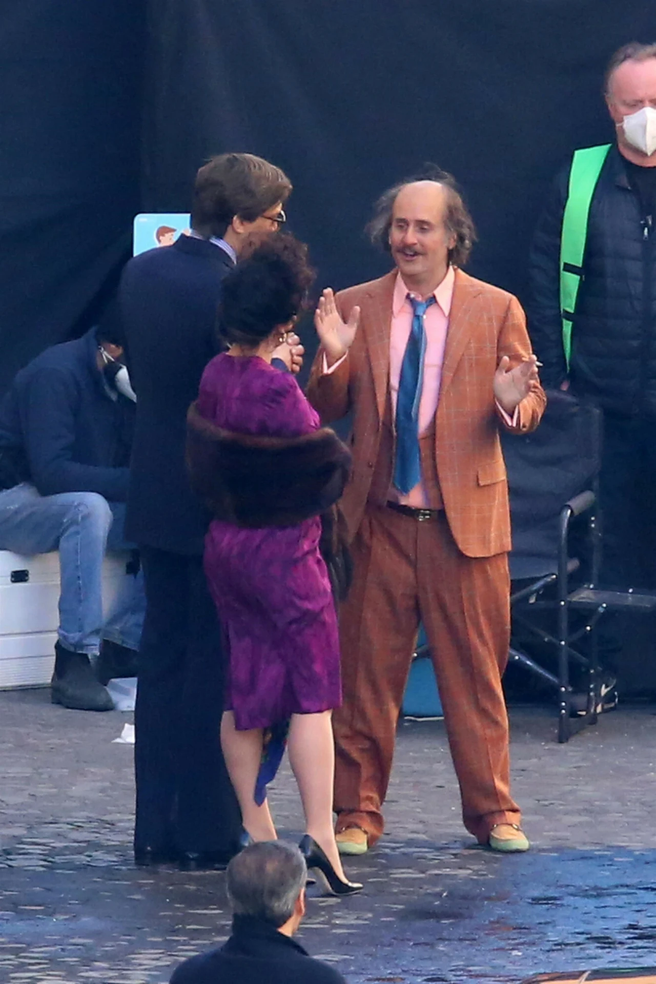 Jared Leto na planie filmu "Dom Gucci"