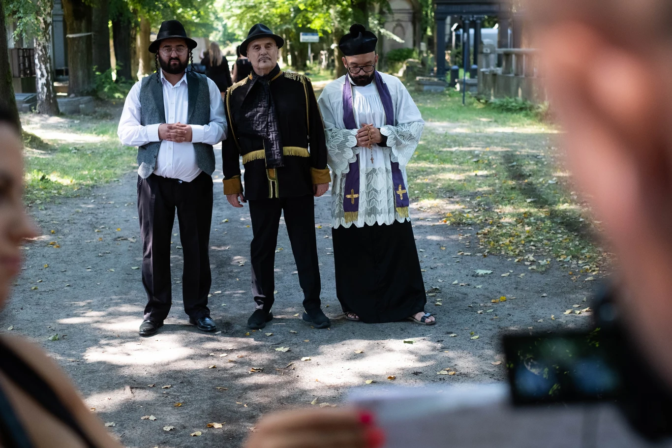 Krzysztof Krawczyk jr. i Marian Lichtman na planie "Wixy"