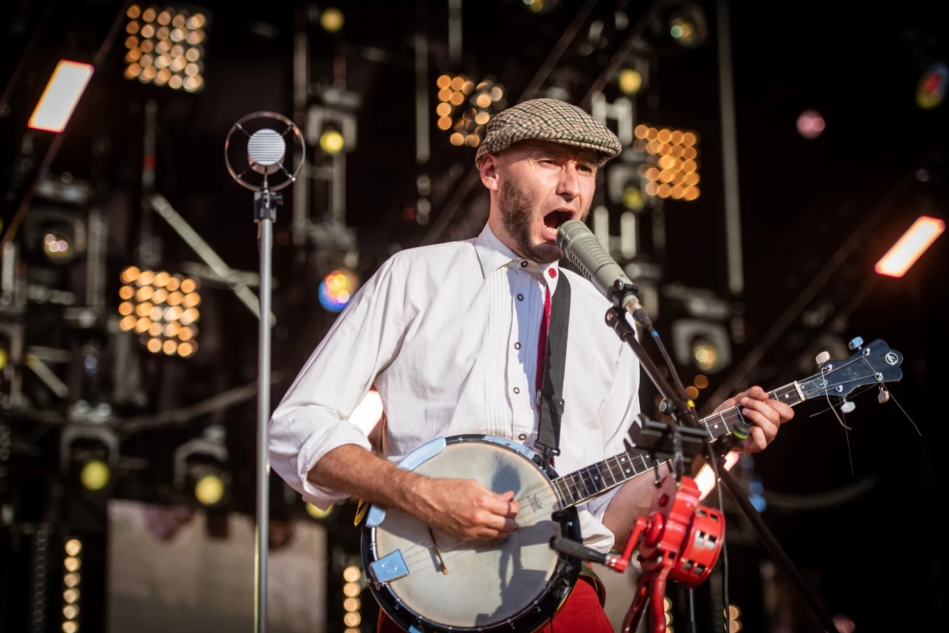 Zespół Hańba! na scenie Pol'and'Rock Festival 2021