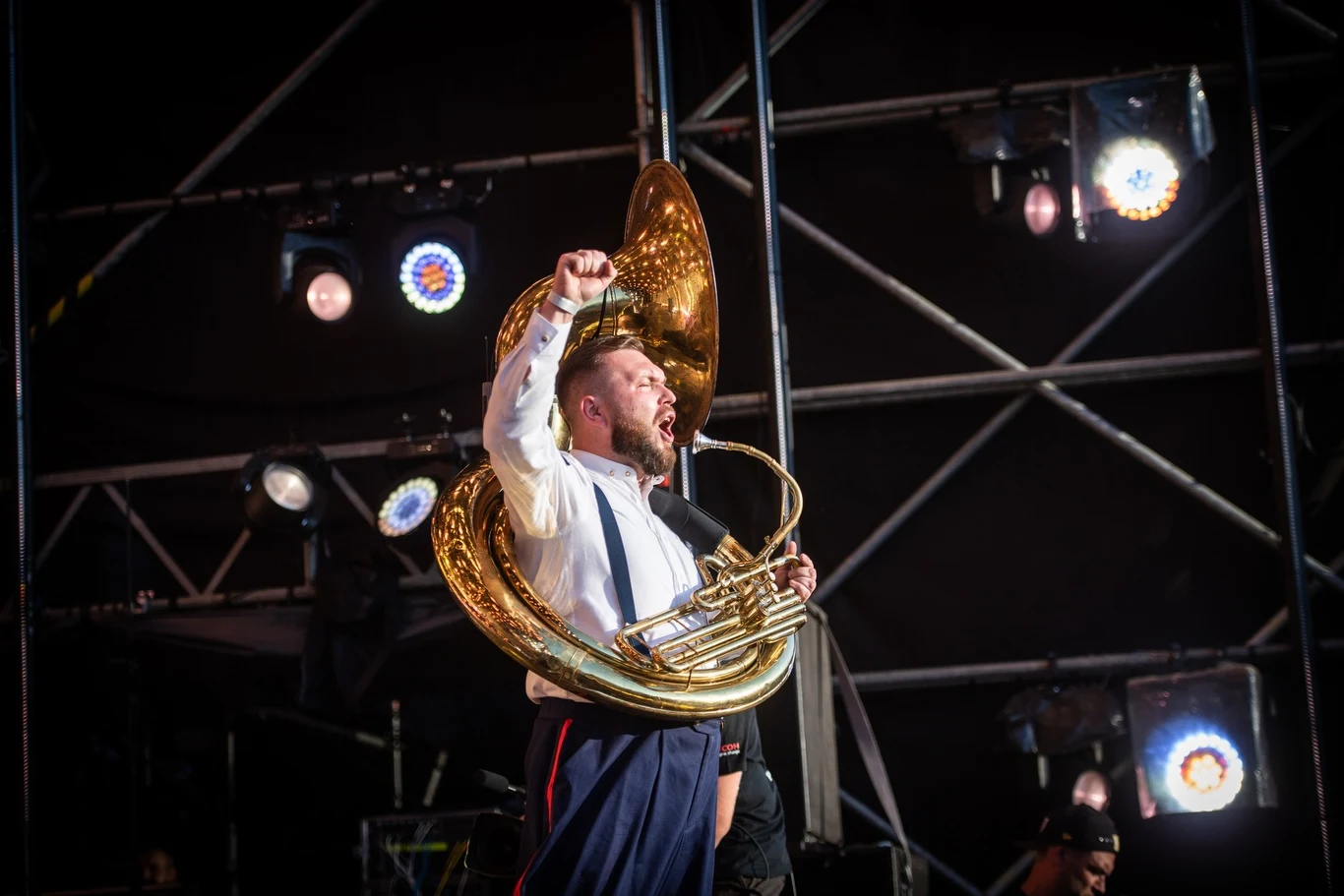 Zespół Hańba! na scenie Pol'and'Rock Festival 2021