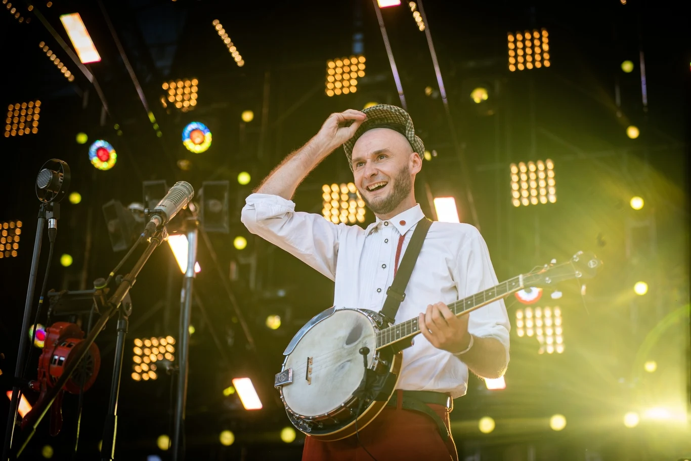 Zespół Hańba! na scenie Pol'and'Rock Festival 2021