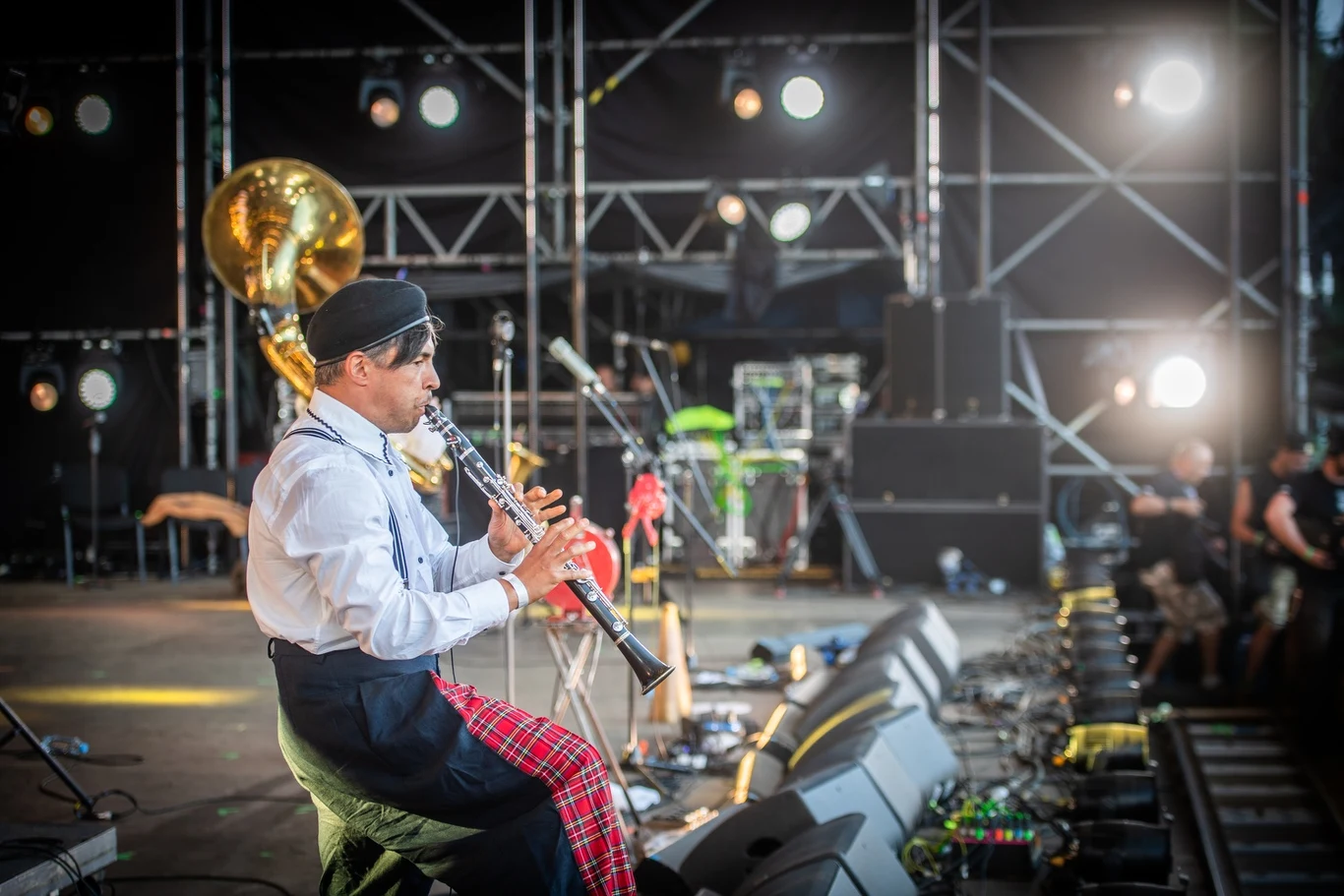 Zespół Hańba! na scenie Pol'and'Rock Festival 2021