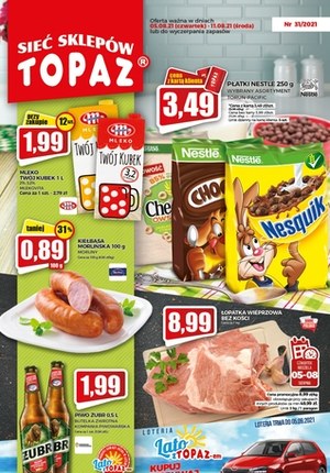 Gazetka promocyjna Topaz - Topaz - sprawdź letnie promocje!