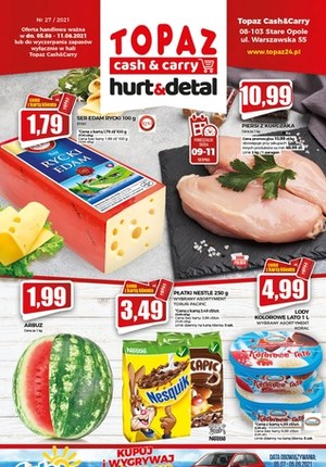 Gazetka promocyjna Topaz - Topaz - nowa oferta hurt & detal