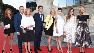 Obsada "Klanu" na prezentacji ramówki TVP w 2015 roku 