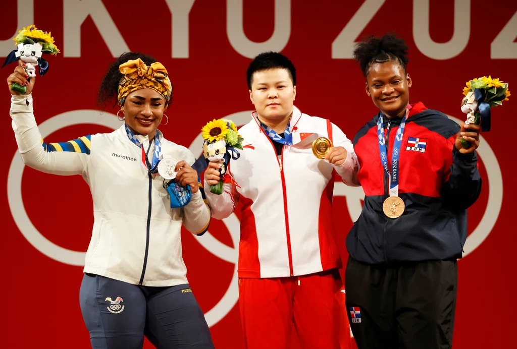 Medalistki rywalizacji w kategorii 87 kg Medalistki rywalizacji w kategorii 87 kg