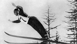 Bronisław Czech podczas igrzysk zimowych w 1928 roku w St Moritz
