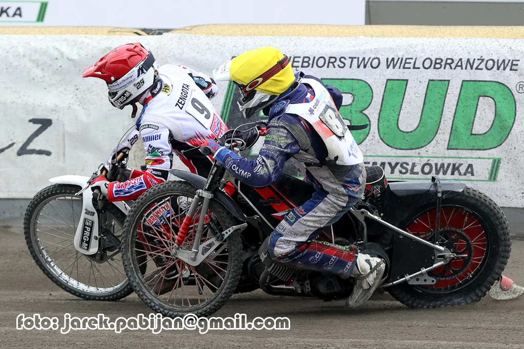 Grzegorz Zengota, a za nim Jan Kvech
