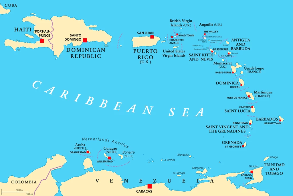Dominika wchodzi w skład archipelagu Małych Antyli