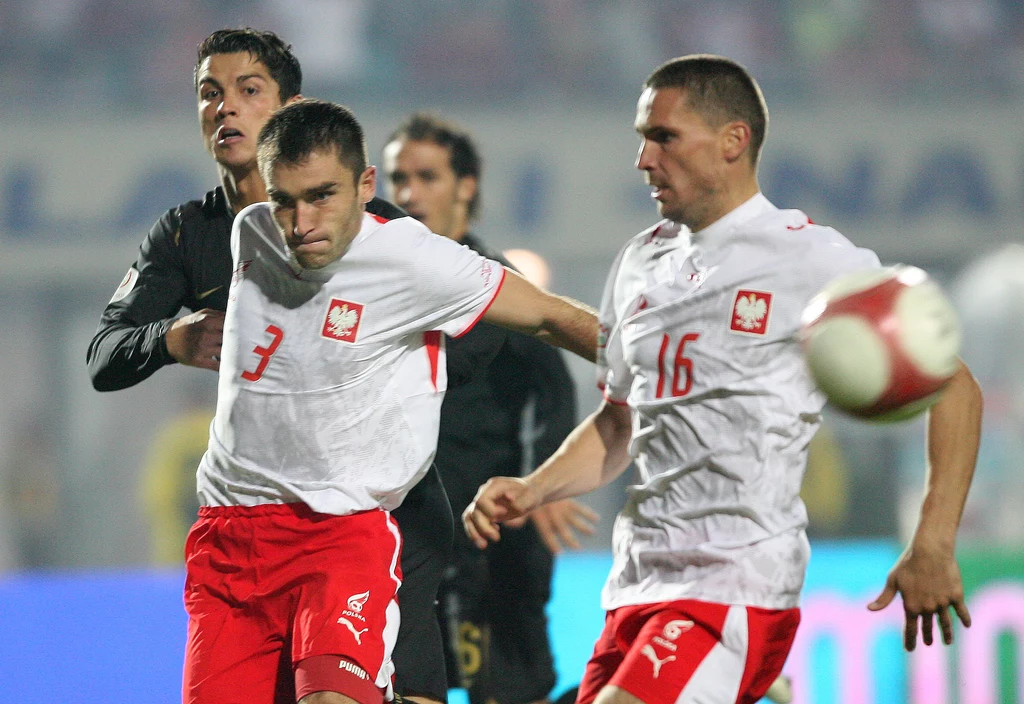 Jesień 2006 roku. Grzegorz Bronowicki (nr 3) był jednym z tych, którzy w Chorzowie zatrzymali CR7