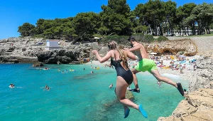 Na zdjęciu: plaża w Chorwacji