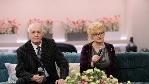 Edward Kubacki z partnerką