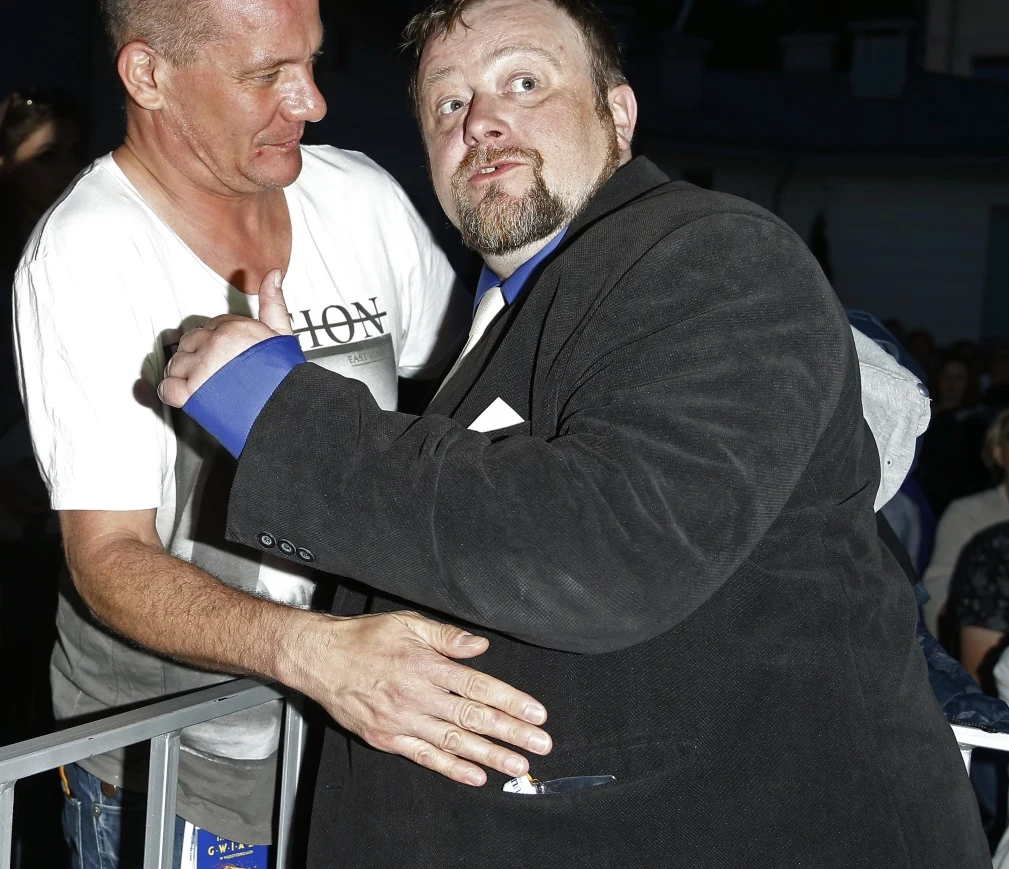 Olaf Lubaszenko i Piotr Zelt Olaf Lubaszenko i Piotr Zelt