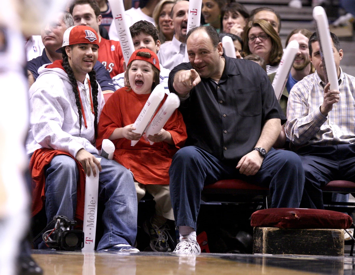 James Gandolfini z synem James Gandolfini z synem