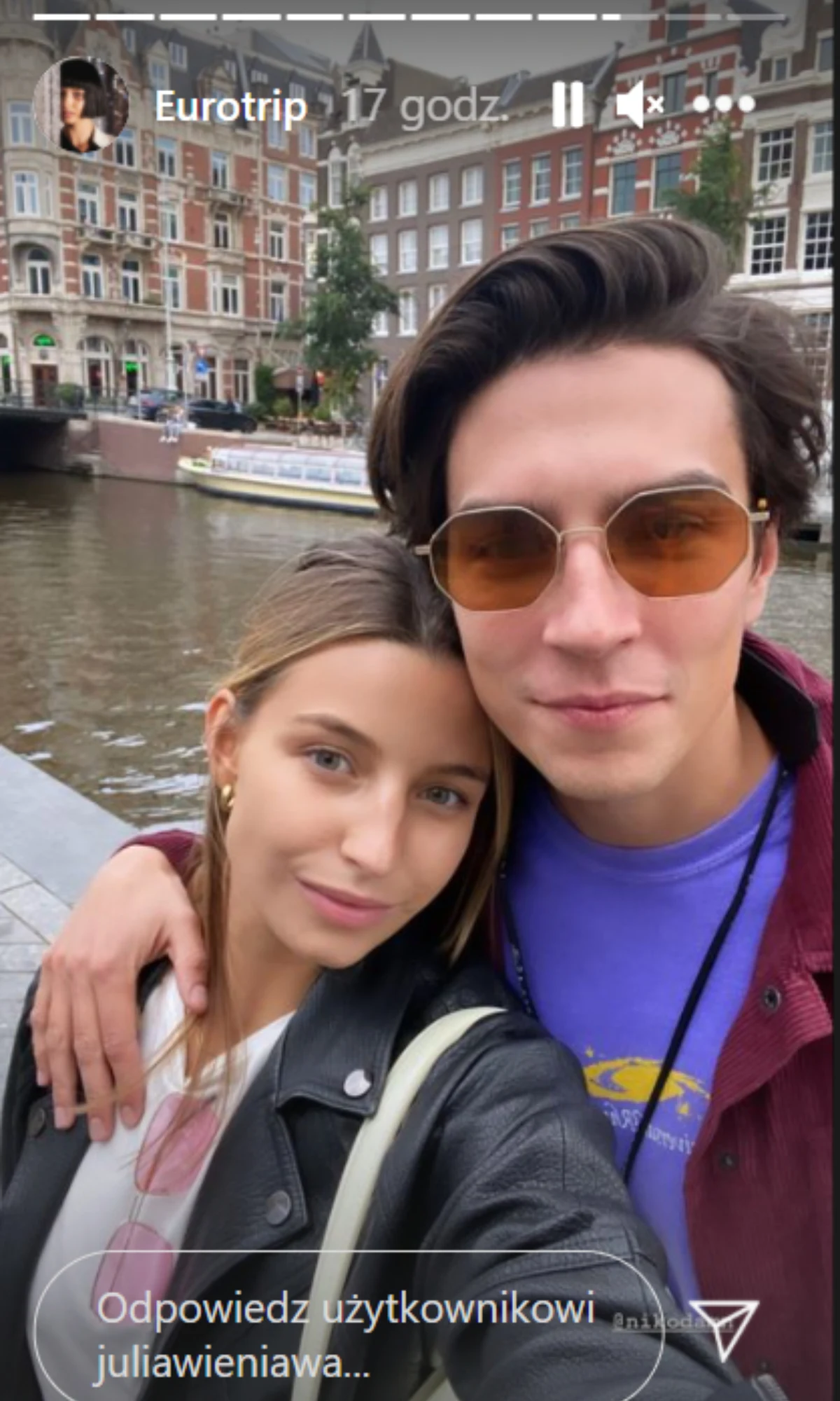 Wieniawa i Rozbicki podróżują po Europie, fot. https://www.instagram.com/juliawieniawa/