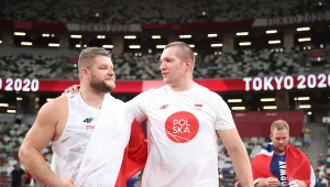 Paweł Fajdek i Wojciech Nowicki po konkursie finałowym w rzucie młotem IO Tokio 2020