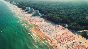 Jedna z czarnomorskich plaż w Bułgarii