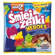 nimm2 Śmiejżelki Heroes Żelki owocowe wzbogacone witaminami 90 g