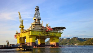 Platforma wiertnicza u brzegów Norwegii
