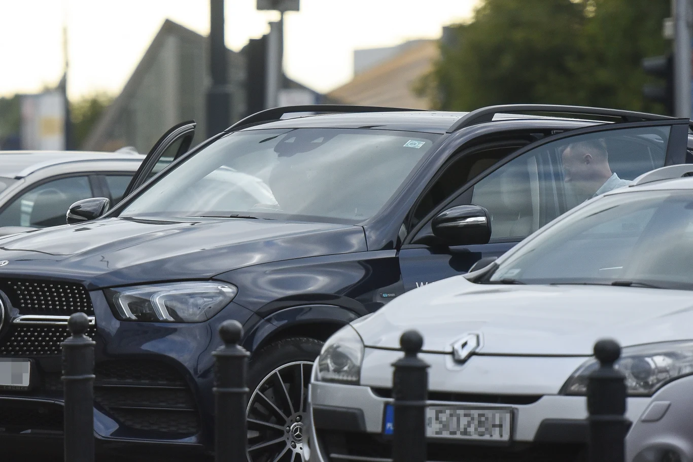 Adam Małysz i Iza Małysz po treningu do programu "Taniec z gwiazdami"