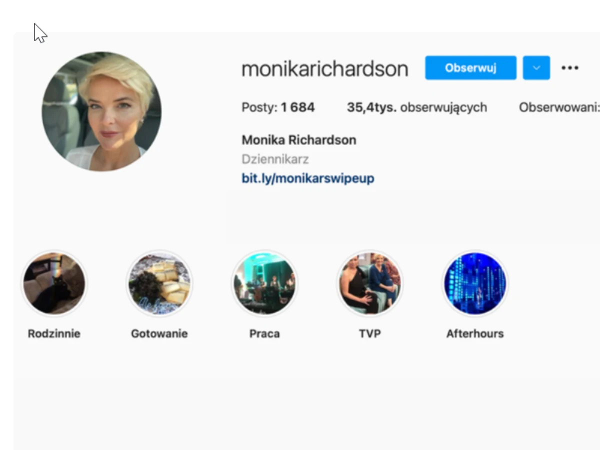 Monika Richardson pozbyła się Zbyszka, fot. https://www.instagram.com/monikarichardson/