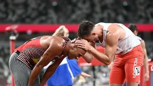 Damian Warner i Paweł Wiesiołek