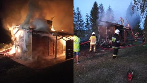 Gaszenie pożaru na fermie strusi trwało ponad 3 godziny