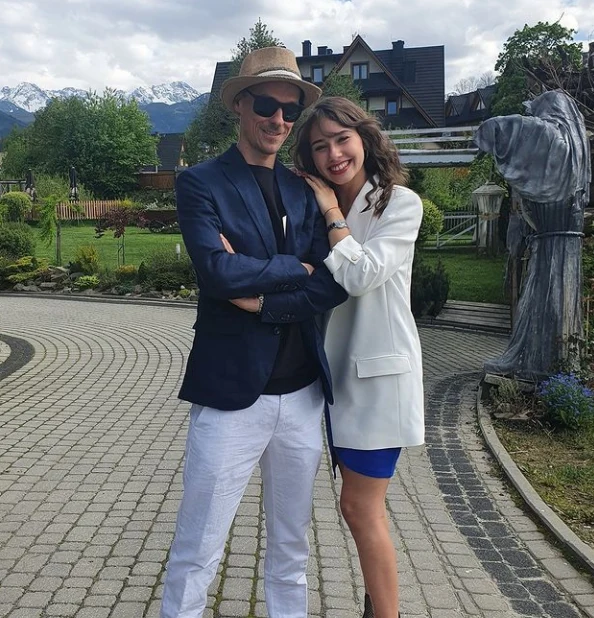 Piotr Żyła i Marcelina Ziętek