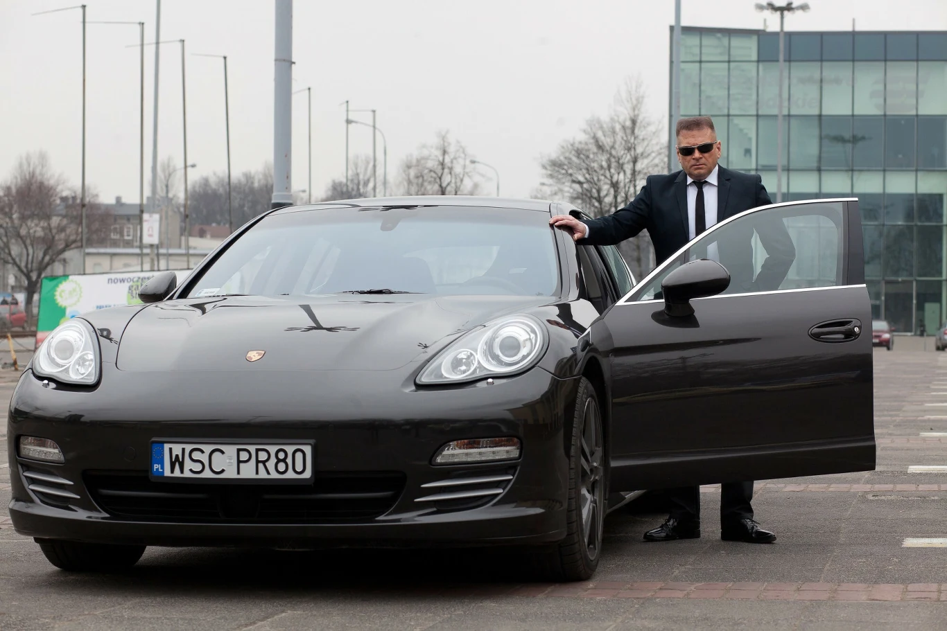 Rutkowski miał także pierwszą generację Porsche Panamery w wersji 4S
