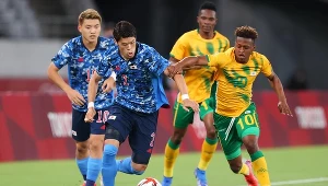 Luther Singh w meczu Japonia-RPA. Tokio 2020