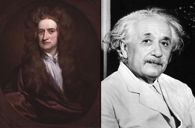 Isaac Newton - po latach Albert Einstein udowodnił, że Newton popełnił pewne błędy Isaac Newton - po latach Albert Einstein udowodnił, że Newton popełnił pewne błędy