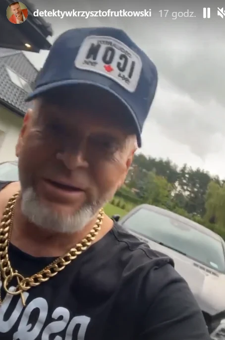 Rutkowski pokazuje swoje nowe auto Rutkowski pokazuje swoje nowe auto
