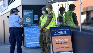 Punkt szczepień przeciwko COVID-19 w Sydney