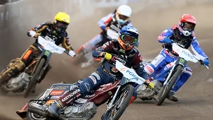 Od lewej: Anders Thomsen, Wiktor Lampart, Dominik Kubera i Leon Madsen