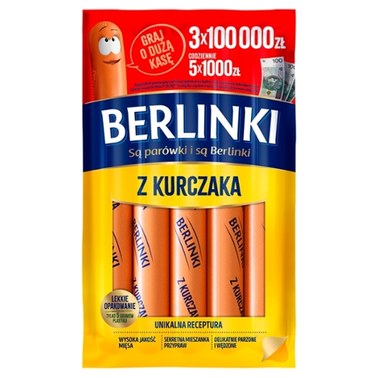 Berlinki Kiełbasa z kurczaka 250 g - 2