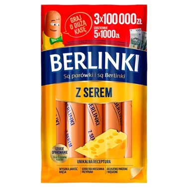 Berlinki Kiełbasa z serem 250 g - 3