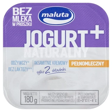 Maluta Jogurt naturalny pełnomleczny 180 g - 3