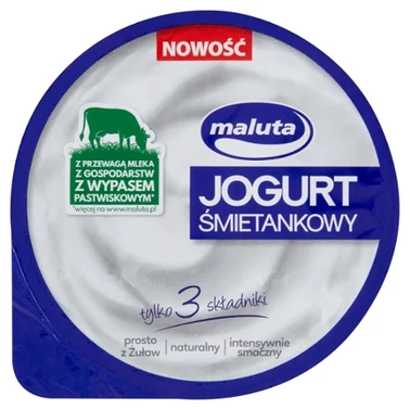 Maluta Jogurt śmietankowy naturalny 220 g - 1