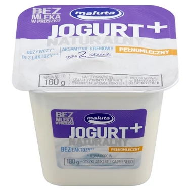 Maluta Jogurt naturalny pełnomleczny 180 g - 2